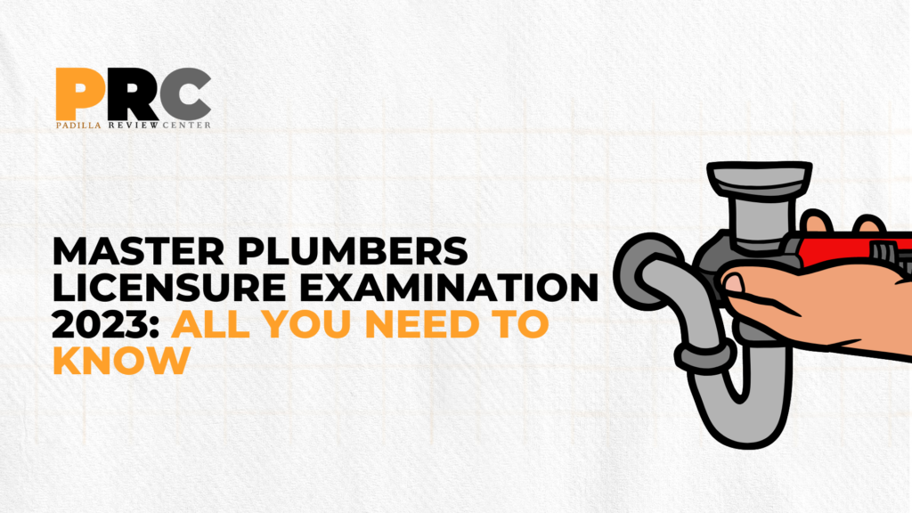 Master Plumbers Licensure Examination 2023